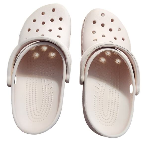 Crocs Light Pink Slip On Clog Unisex Shoes M7 W9 - Picture 2 of 7